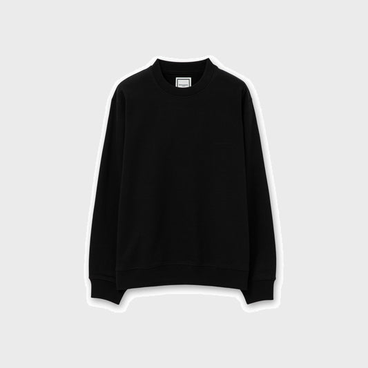 Embroidered Logo Sweatshirt-Black - Pop Up Concepts
