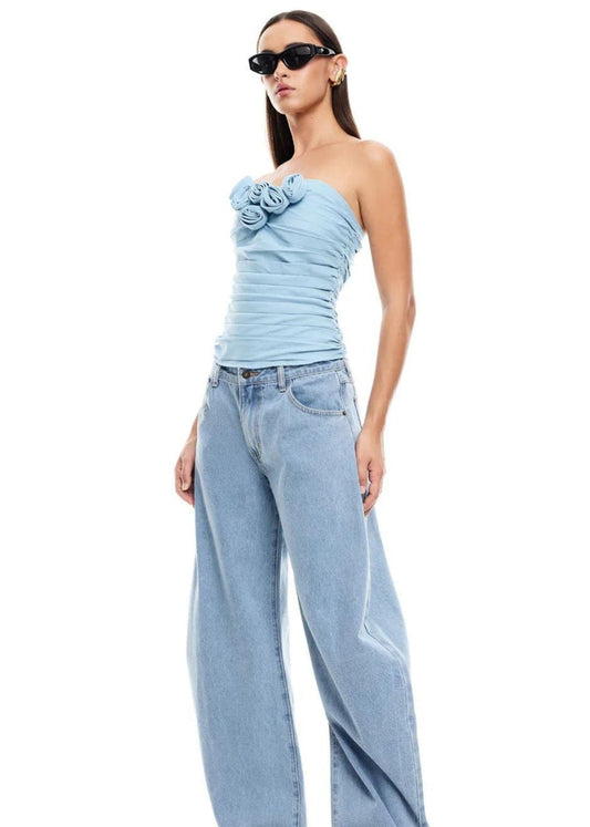 Birkin Corset-Sky Blue - Pop Up Concepts