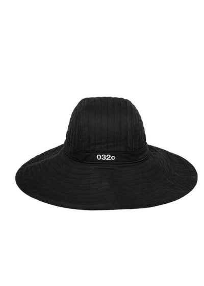 The 032C Euro Summer Hat-Washed Black - Pop Up Concepts