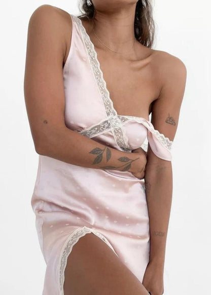 Lucy Midi Dress-Blush Heart - Pop Up Concepts