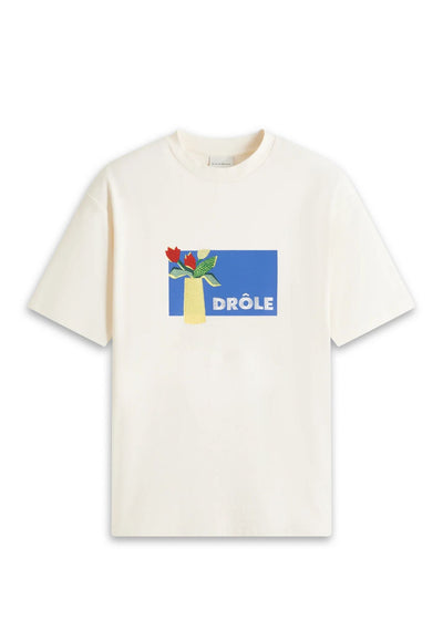 Vase Drôle T-Shirt-Cream - Pop Up Concepts