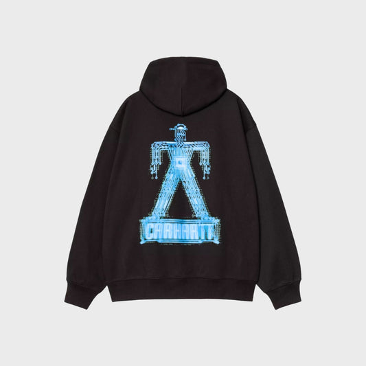 Hooded Electric Boogie Sweatshirt-Black - Pop Up Concepts