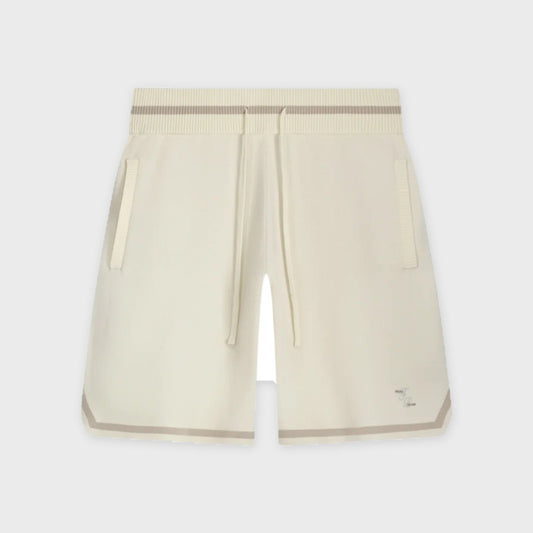 Classic Knit Shorts-Antique White - Pop Up Concepts