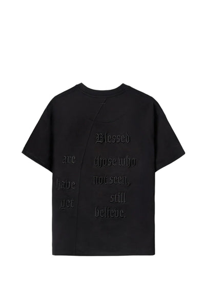 Midnight Split Statment T-Shirt-Black - Pop Up Concepts