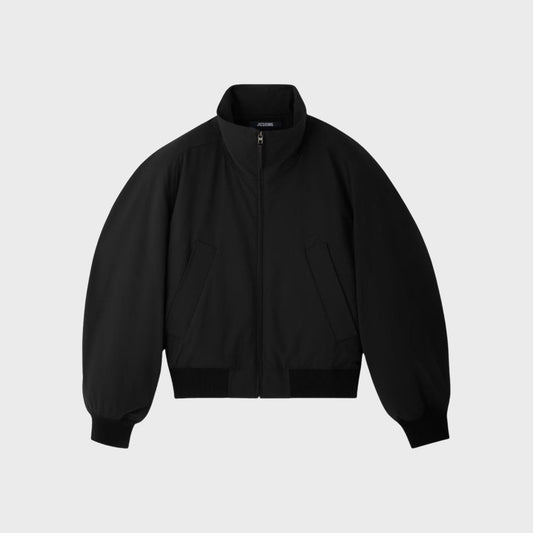 The Aero Bomber Jacket-Black - Pop Up Concepts