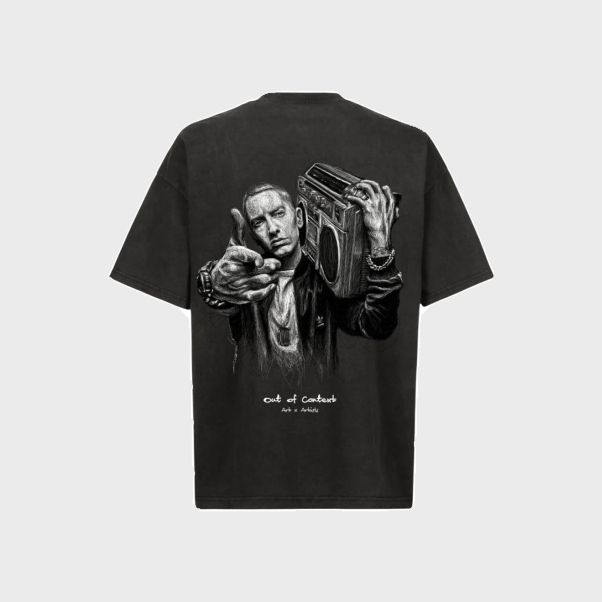 Eminem T-Shirt-Vintage Black - Pop Up Concepts