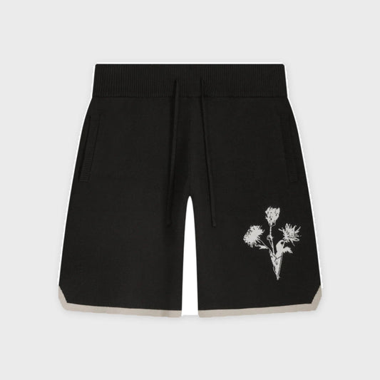 Gardener Knit Shorts-Black - Pop Up Concepts