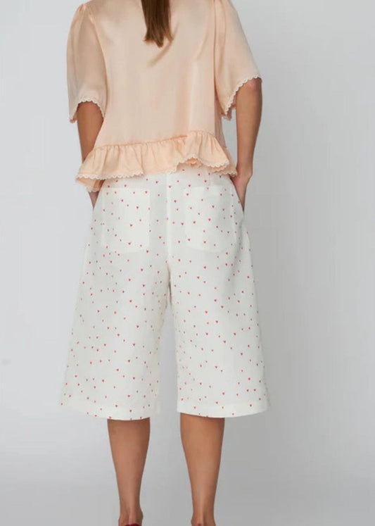 Heart Printed Short-Hearts - Pop Up Concepts