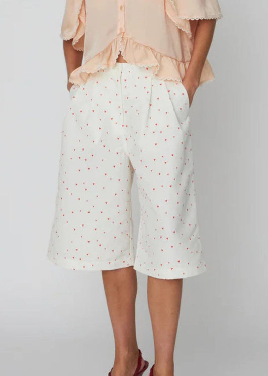 Heart Printed Short-Hearts - Pop Up Concepts