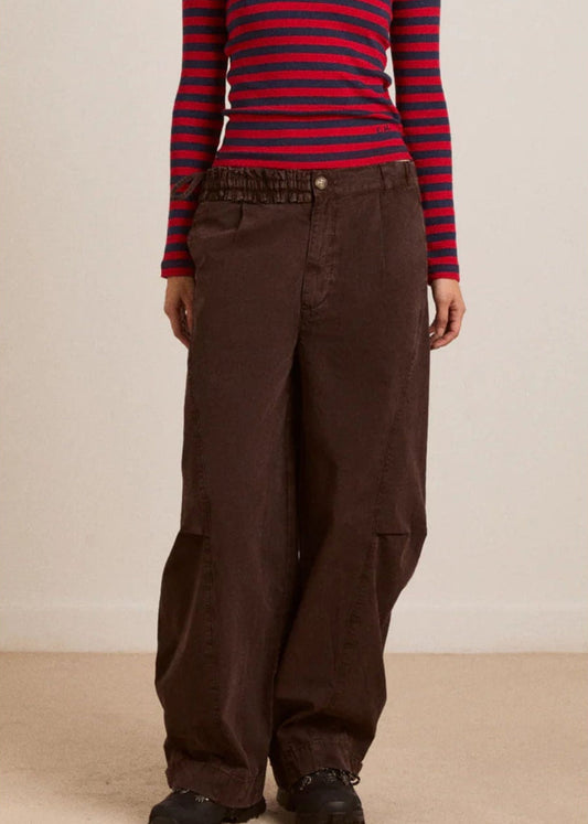 Liv Trouser-Coffee Bean - Pop Up Concepts