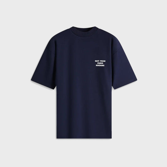 Slogan T-Shirt-Navy - Pop Up Concepts