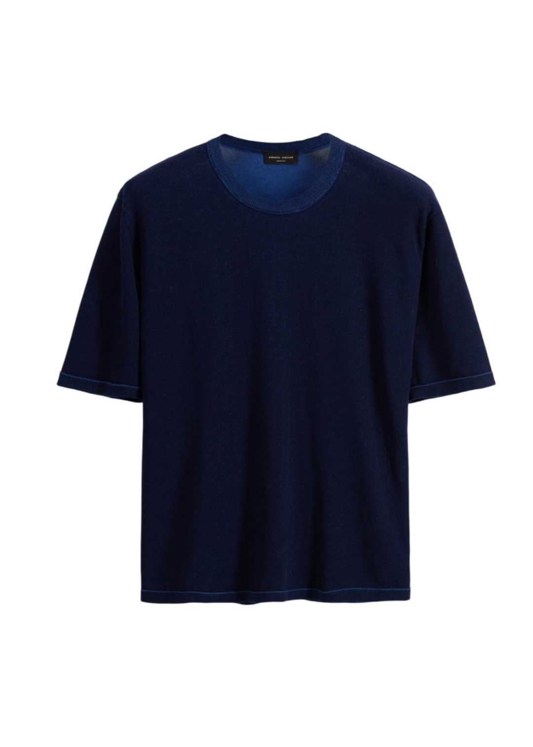 Tシャツ・カットソー ROBERTO COLLINA Knitted T-shirt Blue Roberto Collina T-Shirts for Men - Shop Now on FARFETCH