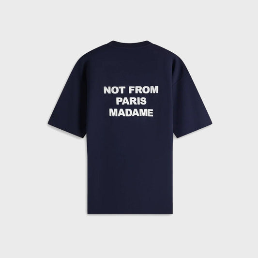 Slogan T-Shirt-Navy - Pop Up Concepts