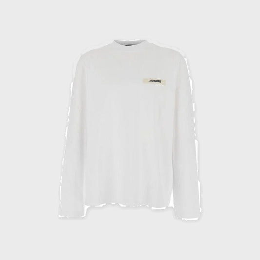 The Gros Grain ML T-Shirt-White - Pop Up Concepts