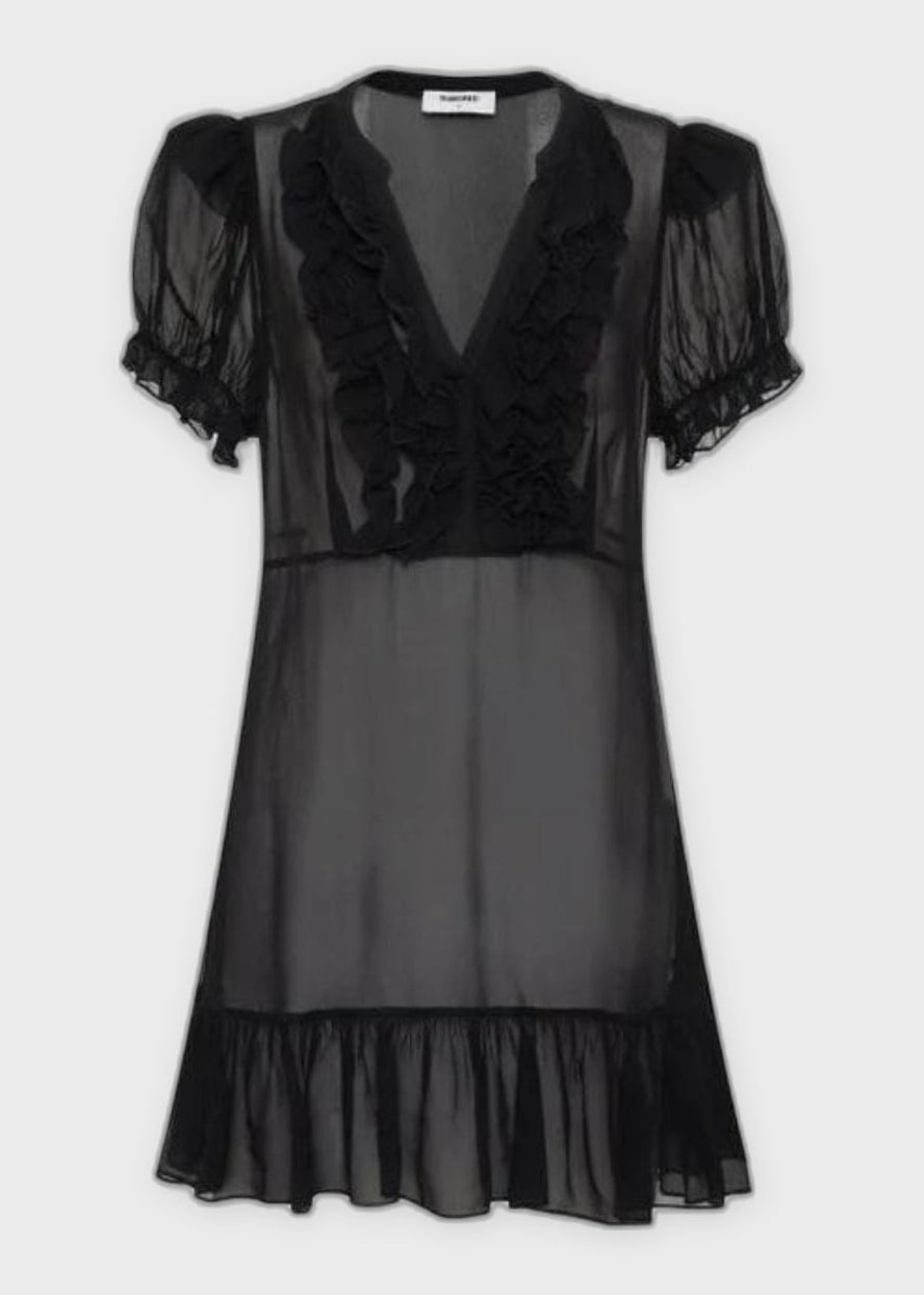 Duchess Mini Dress-Black - Pop Up Concepts