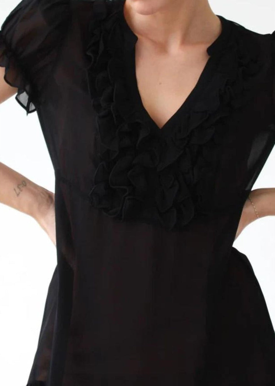 Duchess Mini Dress-Black - Pop Up Concepts