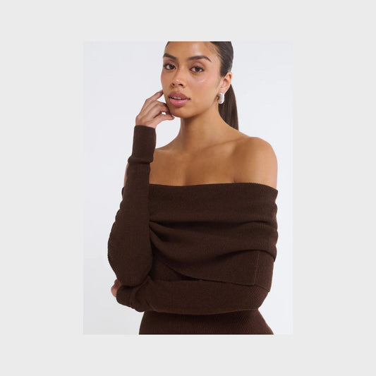Winona Maxi Dress-Espresso - Pop Up Concepts