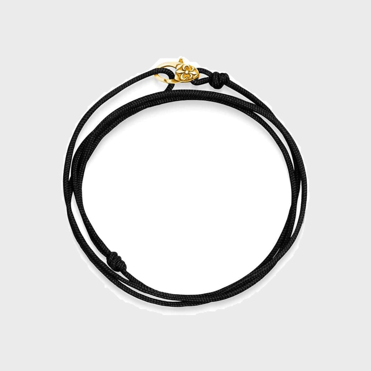 Black Wrap-Around String Bracelet - Pop Up Concepts