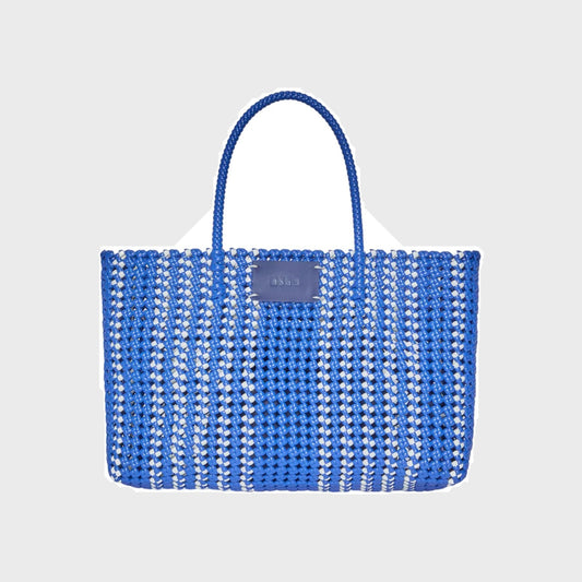 Woven Tote Bag-Blue - Pop Up Concepts
