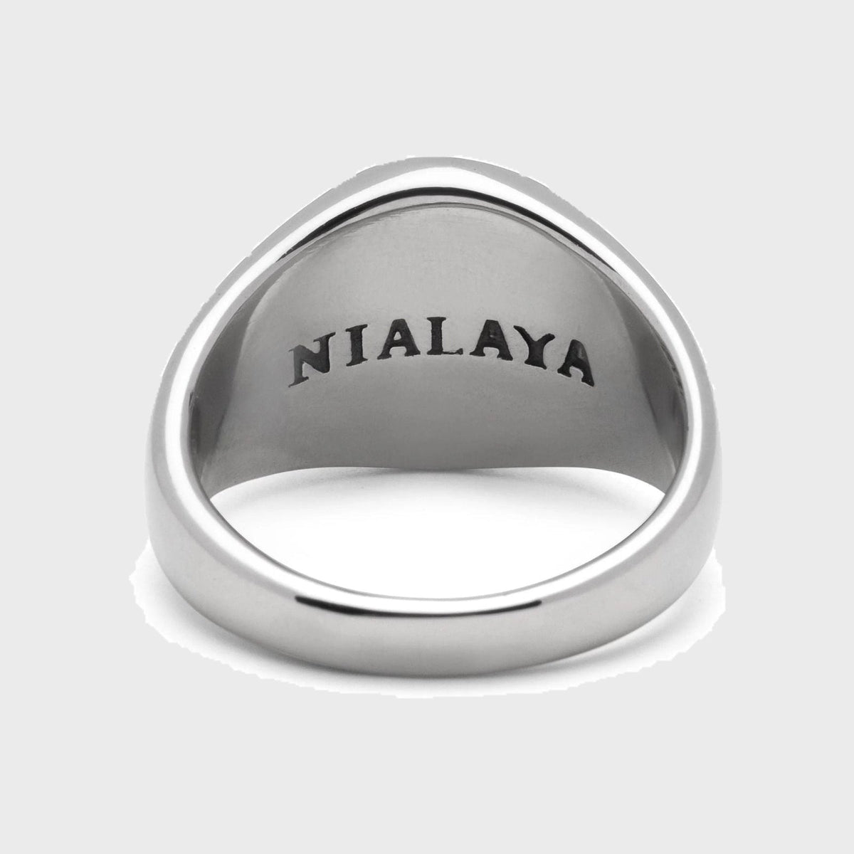 Stainless Steel Crest Ring-Silver - Pop Up Concepts