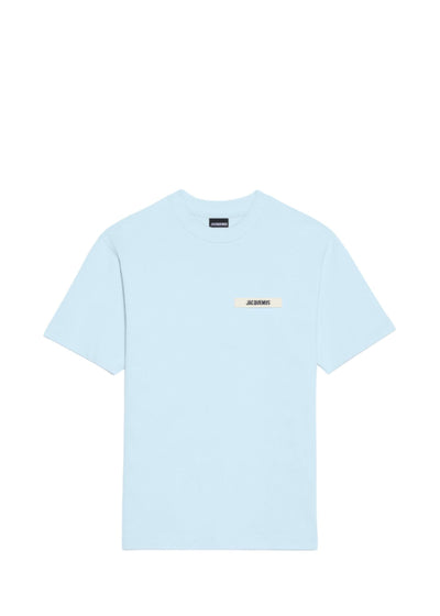 Grosgrain Logo T-Shirt-Blue - Pop Up Concepts