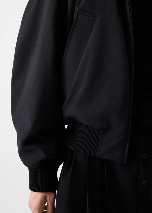 The Aero Bomber Jacket-Black - Pop Up Concepts