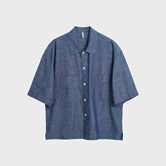 Adam Shirt-Light Chambray - Pop Up Concepts